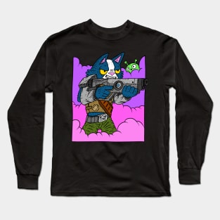 final space, avocato. hand drawn cartoon art. Long Sleeve T-Shirt